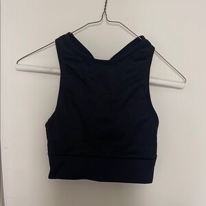 Black Sleeveless Women's Top